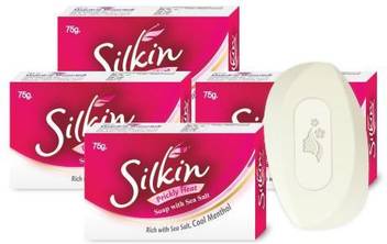Silkin Prickly Heat Sea Salt Soap 4 X 75gm Price In India