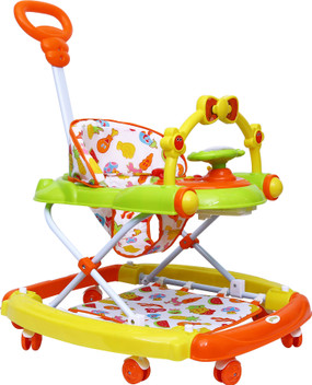 baby walker with parent handle