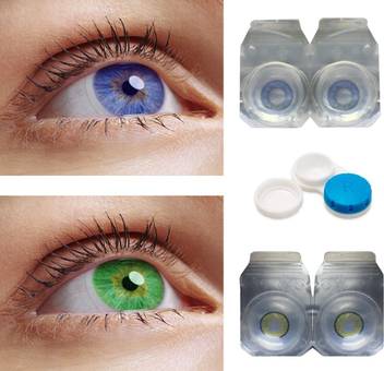 Diamond Eye Ocean Blue Green 2 Pair Colored Contact Lens With Case Monthly Price In India Buy Diamond Eye Ocean Blue Green 2 Pair Colored Contact Lens With Case
