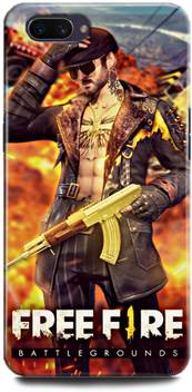 Fikora Back Cover For Realme C2 Rmx1941 Free Fire Printed