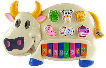 cow piano toy
