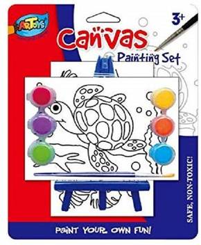 Flipkart.com | Oytra Mini Canvas Painting Set for Kids - Art Set