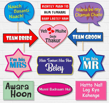 bollywood photo booth props