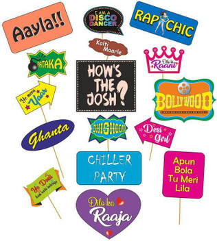 bollywood photo booth props