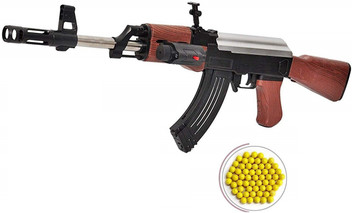 black machine gun toy