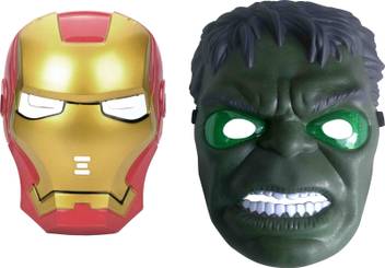 Vk Mart Ironman And Hulk Shape Design Face Mask For Party And Play Role Party Mask Price In India Buy Vk Mart Ironman And Hulk Shape Design Face Mask For Party