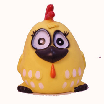 angry bird squeaky dog toy