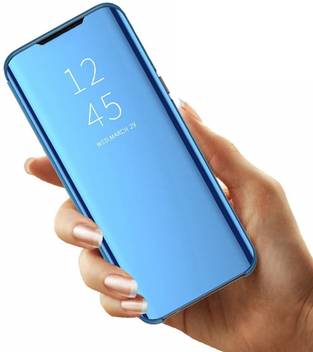 Backlund Back Cover For Redmi Note 8 Pro Luxury Mirror Clear View Flip Stand Case Back Cover With Electroplate 360 Backlund Flipkart Com
