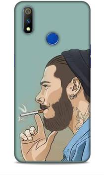 Wolfman Back Cover For Realme 3 Pro Rmx 1851 Stylish Smoking Man Design Printed For Boys And Man Wolfman Flipkart Com