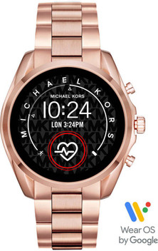 michael kors silver bradshaw smartwatch