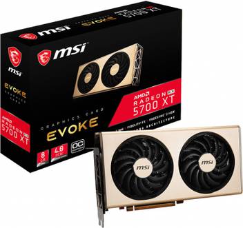 Msi Amd Ati Radeon Rx 5700 Xt Evoke 8g 8 Gb Gddr6 Graphics Card