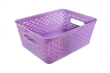 Xllent Purple Storage Basket Set Of 2 Storage Basket Price In