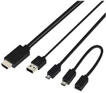 Buy Genuine Full Hd 1080p Micro Usb Mhl To Hdtv Adapter Converter Kit 2 M Mhl Cable Buy Genuine Flipkart Com
