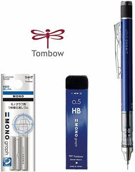 Tombow Graphite Tombow Mechanical Pencil Mono Graph 0 5 Mm Blue