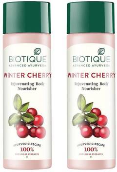 Biotique Winter Cherry Body Lotion 190ml Pack Of2 Price In India Buy Biotique Winter Cherry Body Lotion 190ml Pack Of2 Online In India Reviews Ratings Features Flipkart Com