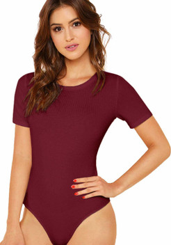 maroon bodysuit