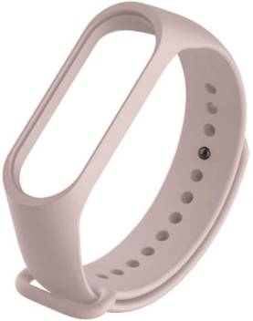 Microcart Silicone Strap For Models Xiaomi Mi Band 3 And Mi Band 4 With Plain Design And Pale Pink Color Device Not Included Smart Band Strap Price In India Buy Microcart