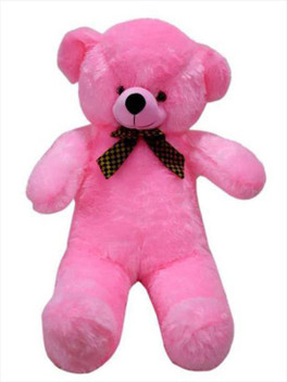 baby pink colour teddy bear