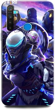 Fikora Back Cover For Realme 5 Rmx1911 Free Fire Printed