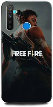 Fikora Back Cover For Realme 5 Pro Rmx1971 Free Fire Printed