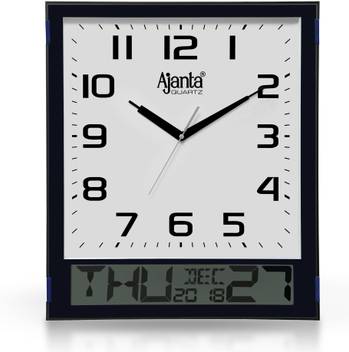Ajanta Analog Digital 42 Cm X 32 Cm Wall Clock Price In India Buy Ajanta Analog Digital 42 Cm X 32 Cm Wall Clock Online At Flipkart Com