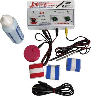 acutec 2ch tens machine with jimmy rod electrotherapy device electrotherapy device