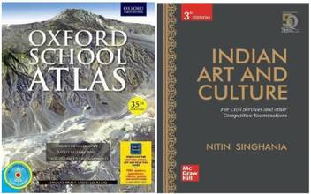 Oxford School Atlas 35th Edition With Cd Indian Art And Culture
