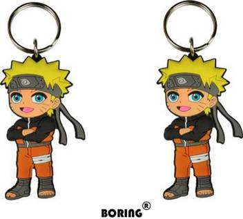 Boring Rubber Doublesided Naruto Action Figure Design Combo Pack