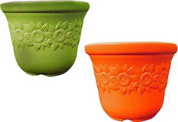 Flipkart Smartbuy Garden Essential Plastic Sunny Pot 5 Inch Indoor Tinny Planter Table Top Planter Flower Pot Pack Of 2 Plant Container Set Price In India Buy Flipkart Smartbuy Garden Essential Plastic Sunny