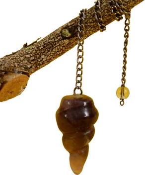 Excel Amethyst Dowser Pendulum Crystal Healing Reiki Gift Wellness