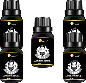 Flewby 100 Natural Smoothening Beard Oil 20ml Pack Of 5 Hair