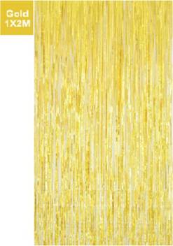 Balloons Festiko 2pcs Foil Curtains For Birthday Decoration Dinner Party Anniversary Bachelorette Baby Shower Wedding Party Decoration 1 2m Golden Price In India Buy Balloons Festiko 2pcs Foil Curtains For Birthday Decoration Dinner Party