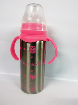 organic kidz glass feeding bottle