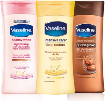 Vaseline Intensive Care Body Lotion Pack Of 3 Price In India Buy Vaseline Intensive Care Body Lotion Pack Of 3 Online In India Reviews Ratings Features Flipkart Com