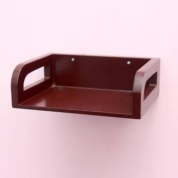 Classic Shoppe Wood Set Top Box Stand Wall Mount Setup Box Holder Wall Shelf Classy Brown Wooden Wall Shelf Price In India Buy Classic Shoppe Wood Set Top Box Stand Wall