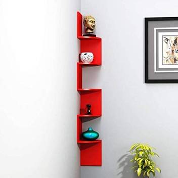 Classic Shoppe Zigzag Corner Wall Mount Shelf Unit Racks And Shelves Wall Shelf Book Shelf Wall Decoration Wooden Wall Shelf Price In India Buy Classic Shoppe Zigzag Corner Wall Mount Shelf Unit Racks And Shelves Wall Shelf Book