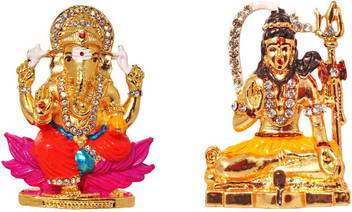 Buyers Pool Combo Of 2 Lord Ganesha God Shiva Brass Antique Look With Stones Car Dashboard Statue Decorative Showpiece 7 Cm Price In India Buy Buyers Pool Combo Of Buy indian antique statues and get the best deals at the lowest prices on ebay!