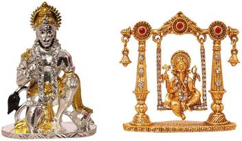 Buyers Pool Combo Of 2 God Hanuman Lord Ganesha Brass Antique Look With Stones Car Dashboard Statue Decorative Showpiece 7 Cm Price In India Buy Buyers Pool Combo Of The first statue, 'lingodhbhavamurti', a 12th century granite sculpture depicting an iconic representation of lord shiva.