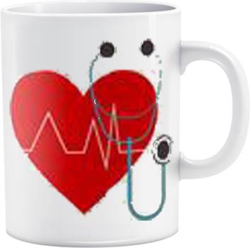 Nikhattu I Love Doctor Cool Coffee S Tea Cup Drinkware Ceramic Mugs Love Quotes Coffee White