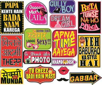 bollywood photo booth props