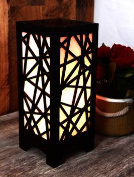 gojeeva wooden led table lamp with creative design suitable for bedside table lamp