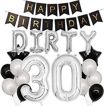 Poptheparty Dirty 30 Birthday Party Decorations Happy Birthday