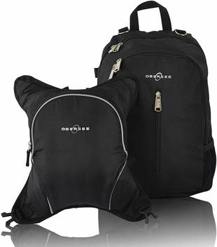 Obersee Rio Diaper Bag Backpack With Detachable Cooler Black Black Cat 5627 Backpack Diaper Bag Buy Baby Care Products In India Flipkart Com