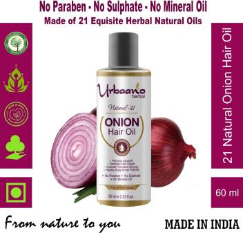 Urbaano Herbal Natural 21 Exquisite Oils With Onion Extract For