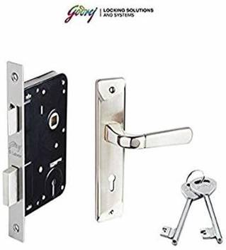 Godrej Elc 03 6 Lever Zinc Alloy Door Handle With Lock Body Lock Buy Godrej Elc 03 6 Lever Zinc Alloy Door Handle With Lock Body Lock Online At Best Prices In India