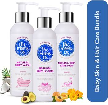 The Moms Co Natural Bath Essentials For Baby Buy Baby Care