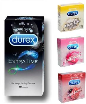 Durex Extra Time With Flavours Condom Price In India Buy Durex Extra Time With Flavours Condom Online At Flipkart Com Durex flavours condoms offer a mix of fruity flavours for a deliciously exciting experience. durex extra time with flavours condom