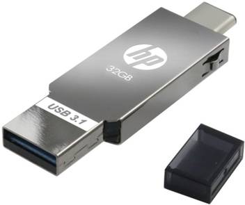 Hp Type C Otg 3 1 Metal Usb Dual Drive X304m 32 Gb Otg Drive