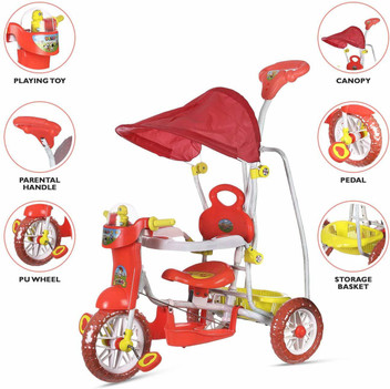 parent push tricycle