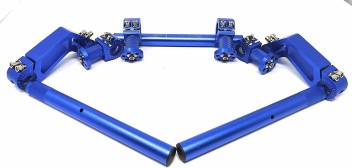 CNC Motorcycle Handlebar 7/8" Adjustable Steering Removable Handle Bar System